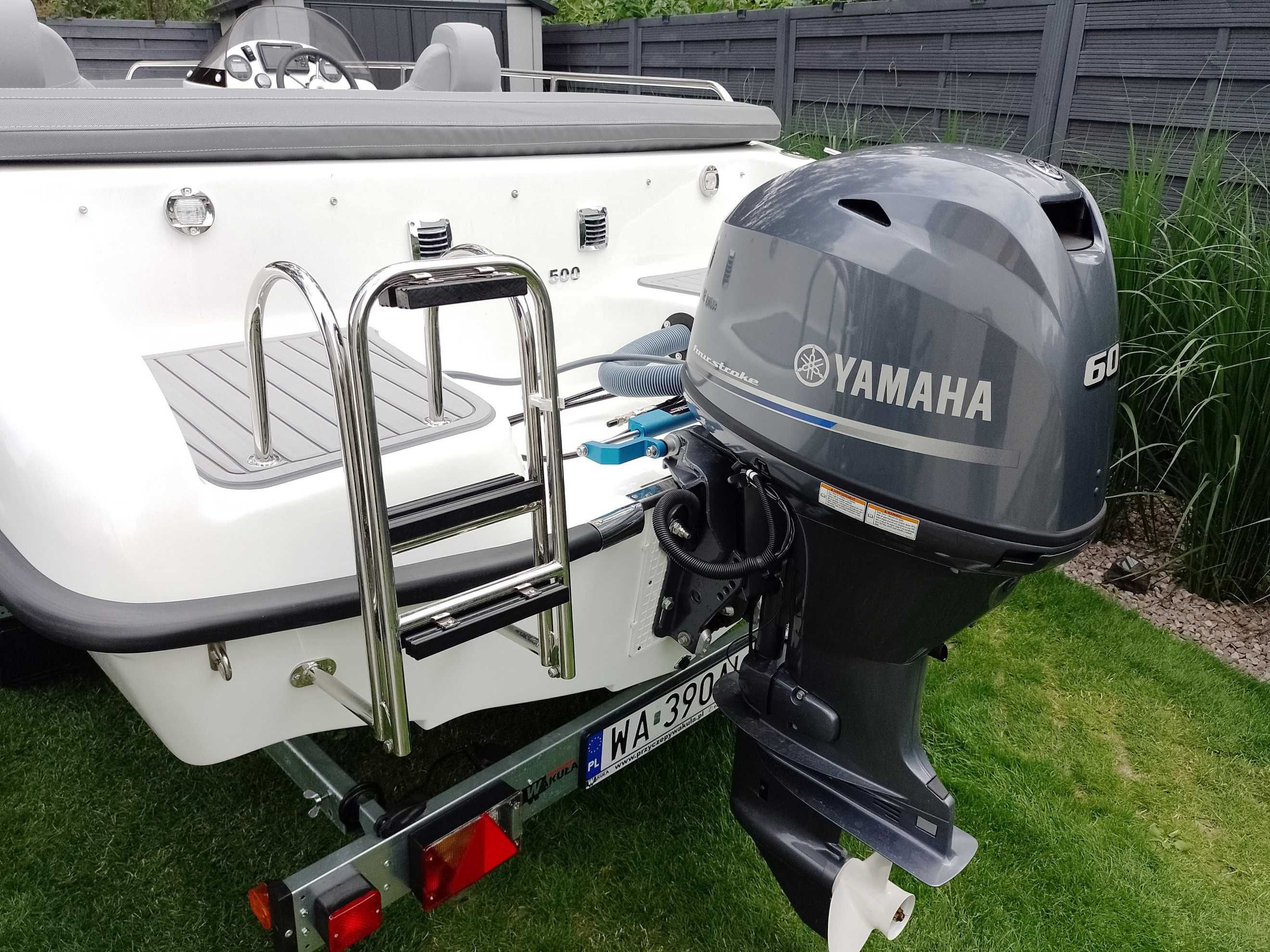 Motorówka rekreacyjna EQUINOX 500 DUO + YAMAHA F60 FETL pokazowa 2024