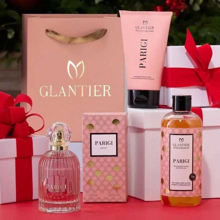 Zestawy prezentów kosmetyków filmy glantier