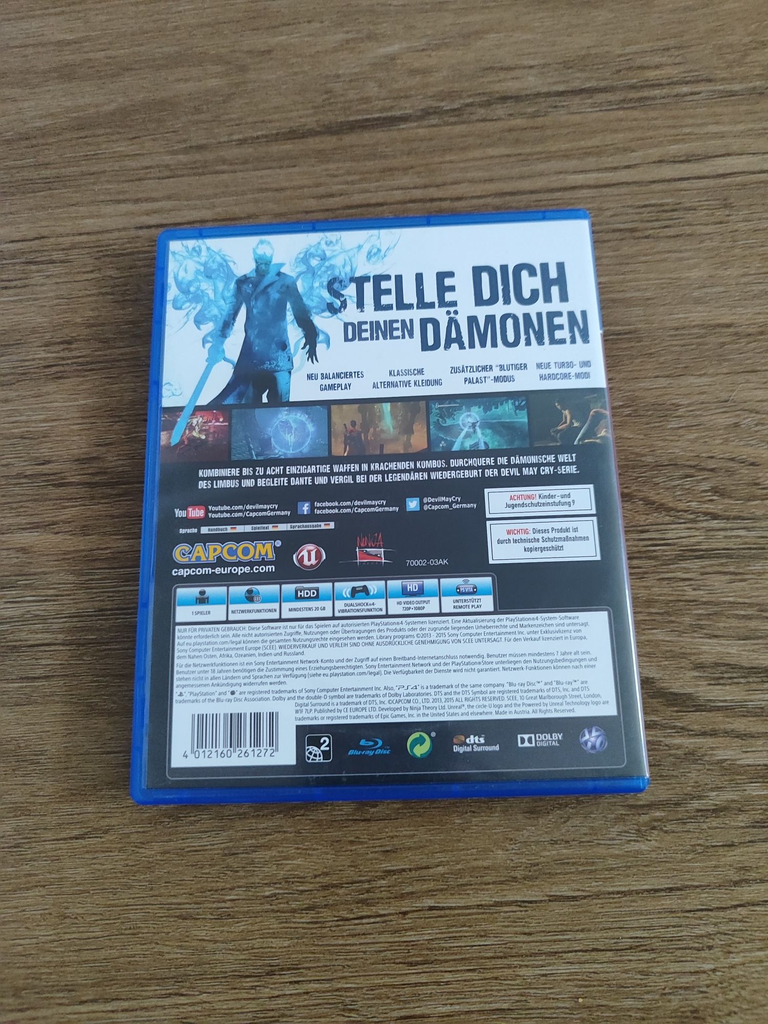 Gra na PS4 DCM  Devil May Cry Definitive Edition.