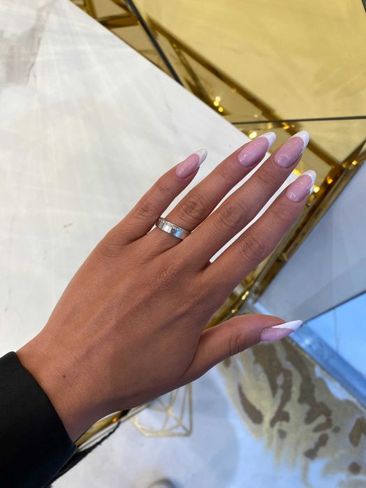 Obrączka z diamentami naturalnymi 0.16 CT