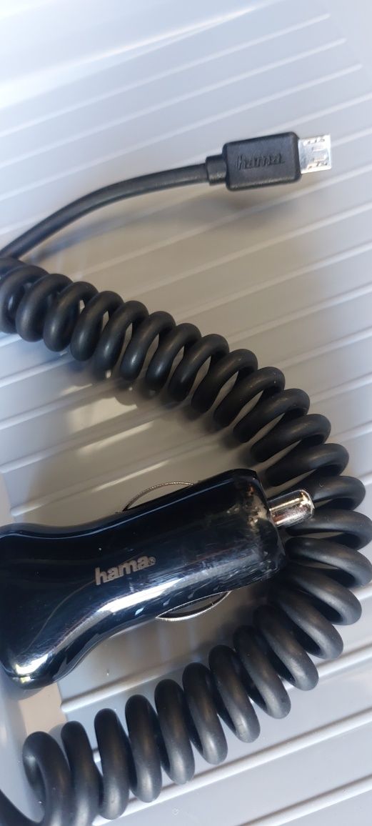 Ładowarka samochodowa Hama micro USB Kabel