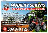 Serwis maszyn rolniczych,Case,Fendt,NH,JCB, Vario,Cvx itp...