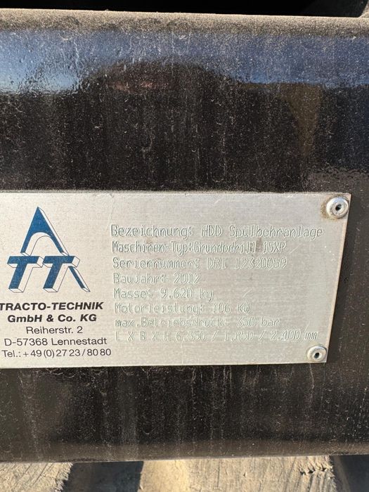 Wiertnica Tracto Technik 15XP Grundodrill