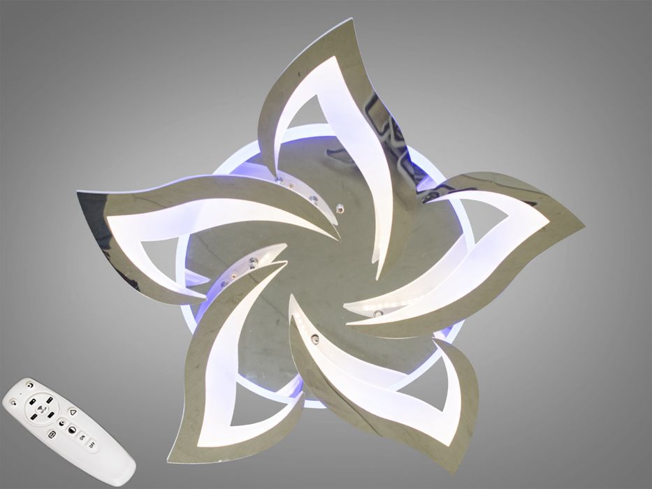 Світлодіодна люстра 75W з пультом і підсвіткою