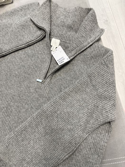 Светр свитер hm сірий серый zara