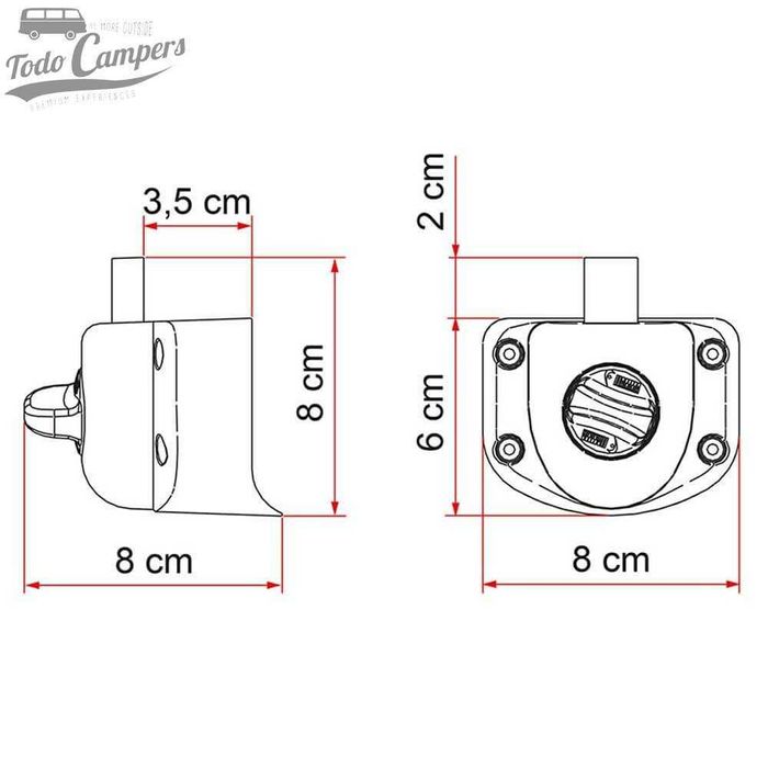 Fechos interiores Safe Guardian Ford Transit (Autocaravana/Campervan)
