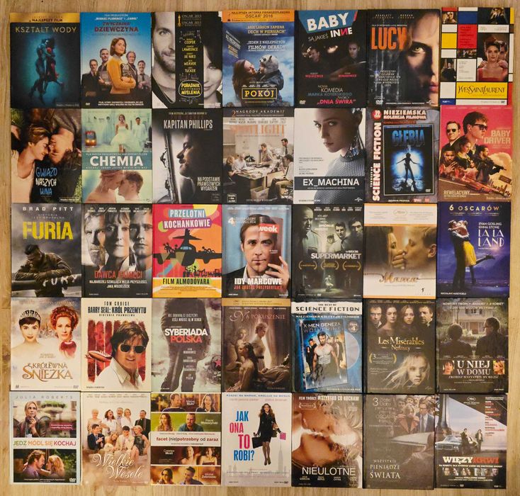 Filmy na DVD (8 zł/szt.), stan BDB, dużo hitów, Ty wybierasz