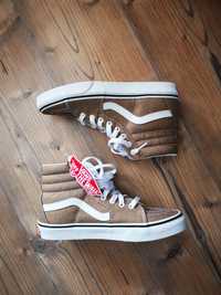 Nowe Damskie Buty Trampki sneakers Vans SK8 HI Bronze