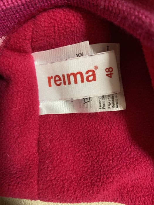 Reima шапка на зав‘язку для дівчинки зимова 48