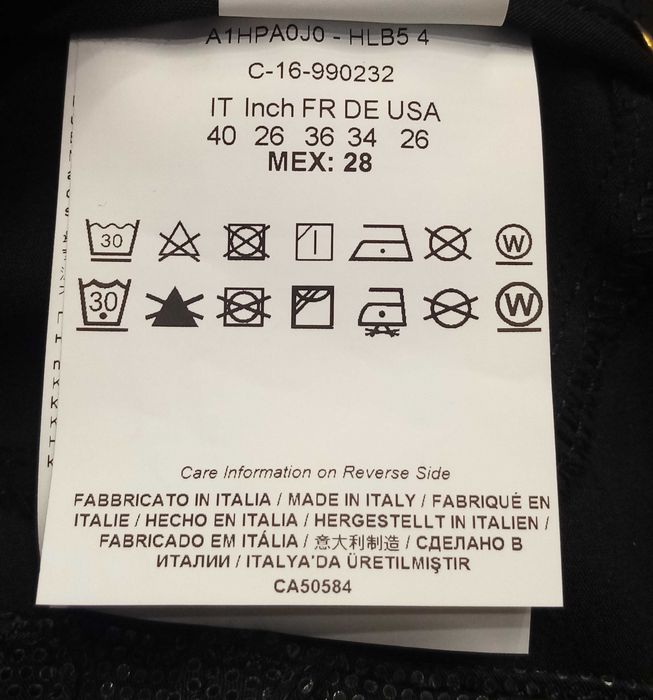 R) VERSACE JEANS eleganckie damskie spodnie wieczorowe Roz.28