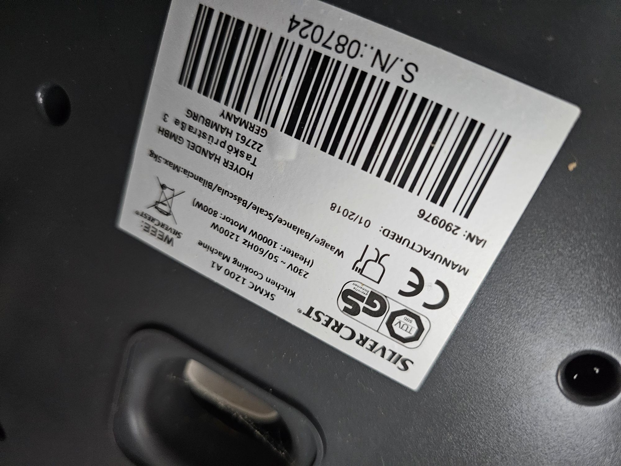 Lidlomix silvercrest na części waga silnik obudowa lcd