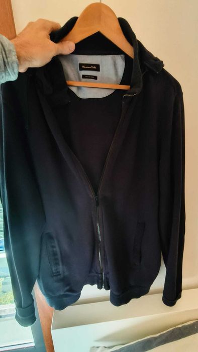 Casaco de malha com capuz da Massimo Dutti