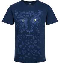 T-shirt Koszulka męska  bawełniana Granatowy M Puma z nadrukiem Endo
