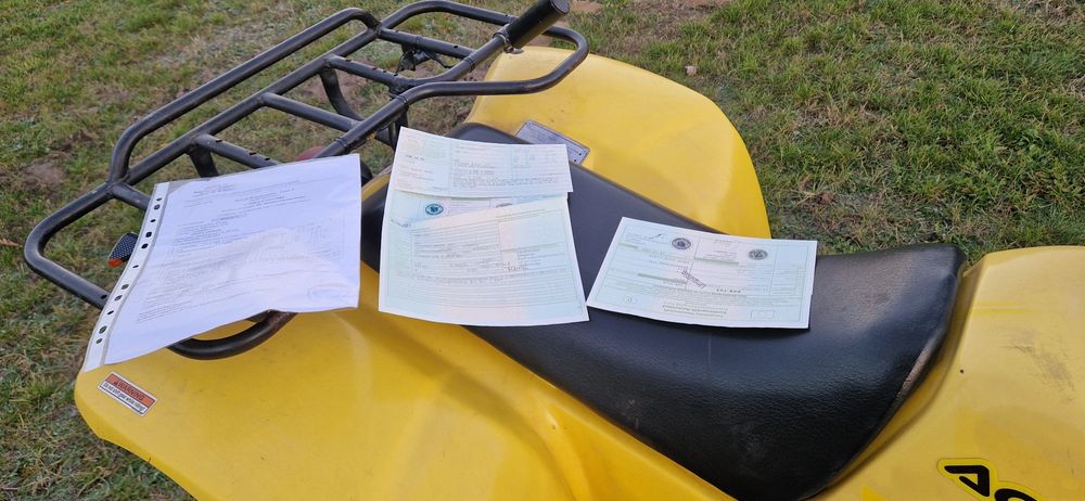 Quad Honda Barossa 250  2006r. Homologacja
