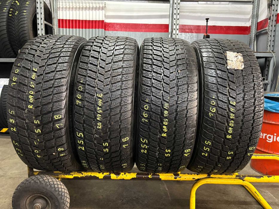 4X OPONY ZIMOWE 255/55R18 109V RoadStone Winguard SUV XL 7.1MM CAŁE!