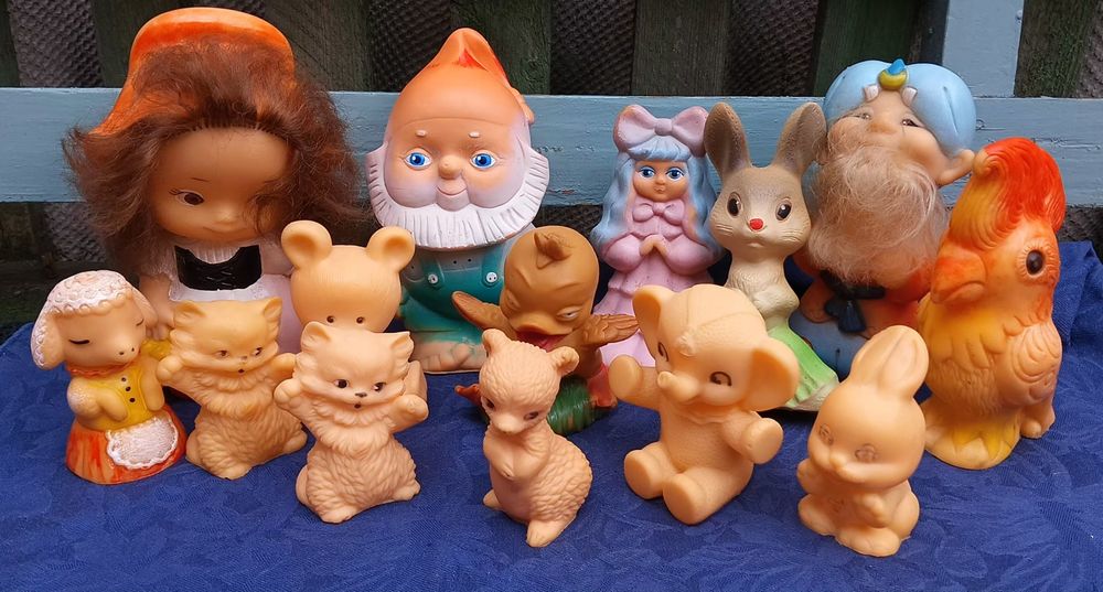 Гумові іграшки часів СРСР.