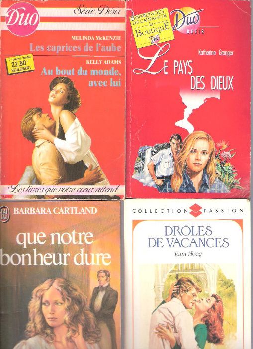 Lote Livros Romance Francês Variados