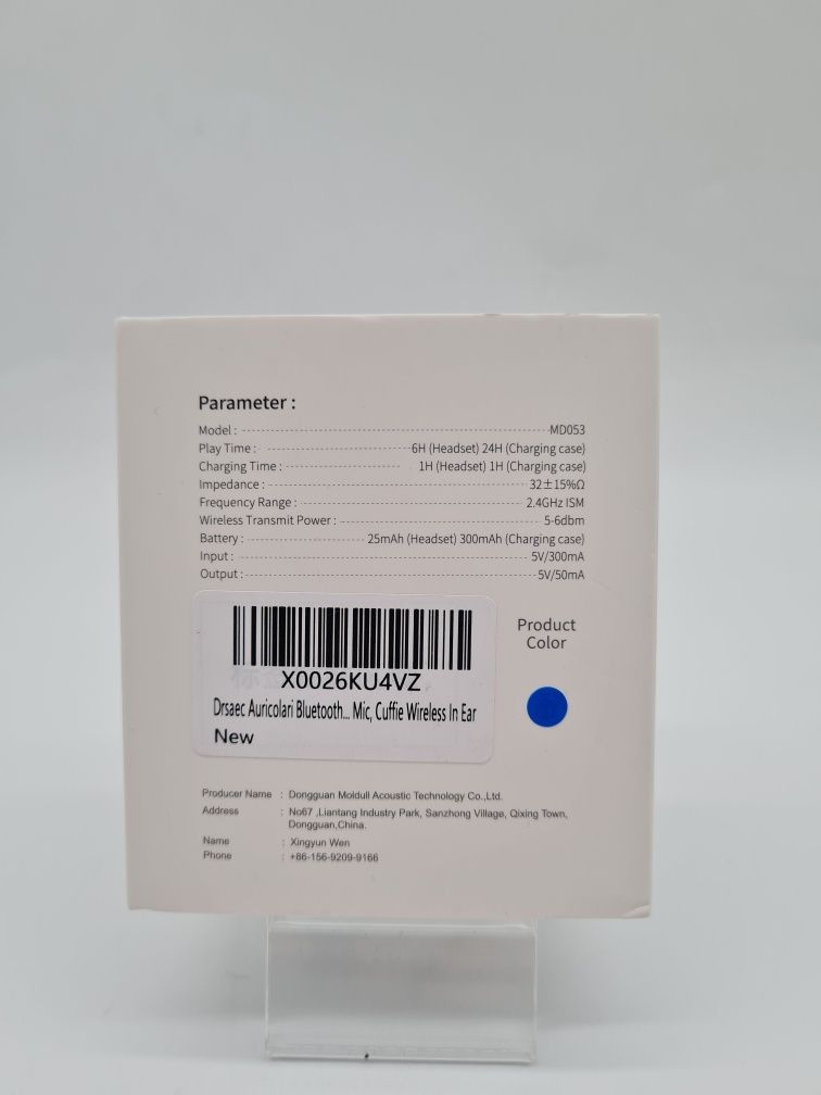 Bezprzewodowe słuchawki douszne Bluetooth Rinsmola MD053