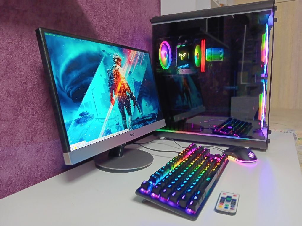 Срочно Игровой ПК с монитором.