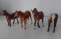 Modele figurki koni, zestaw 4 koni