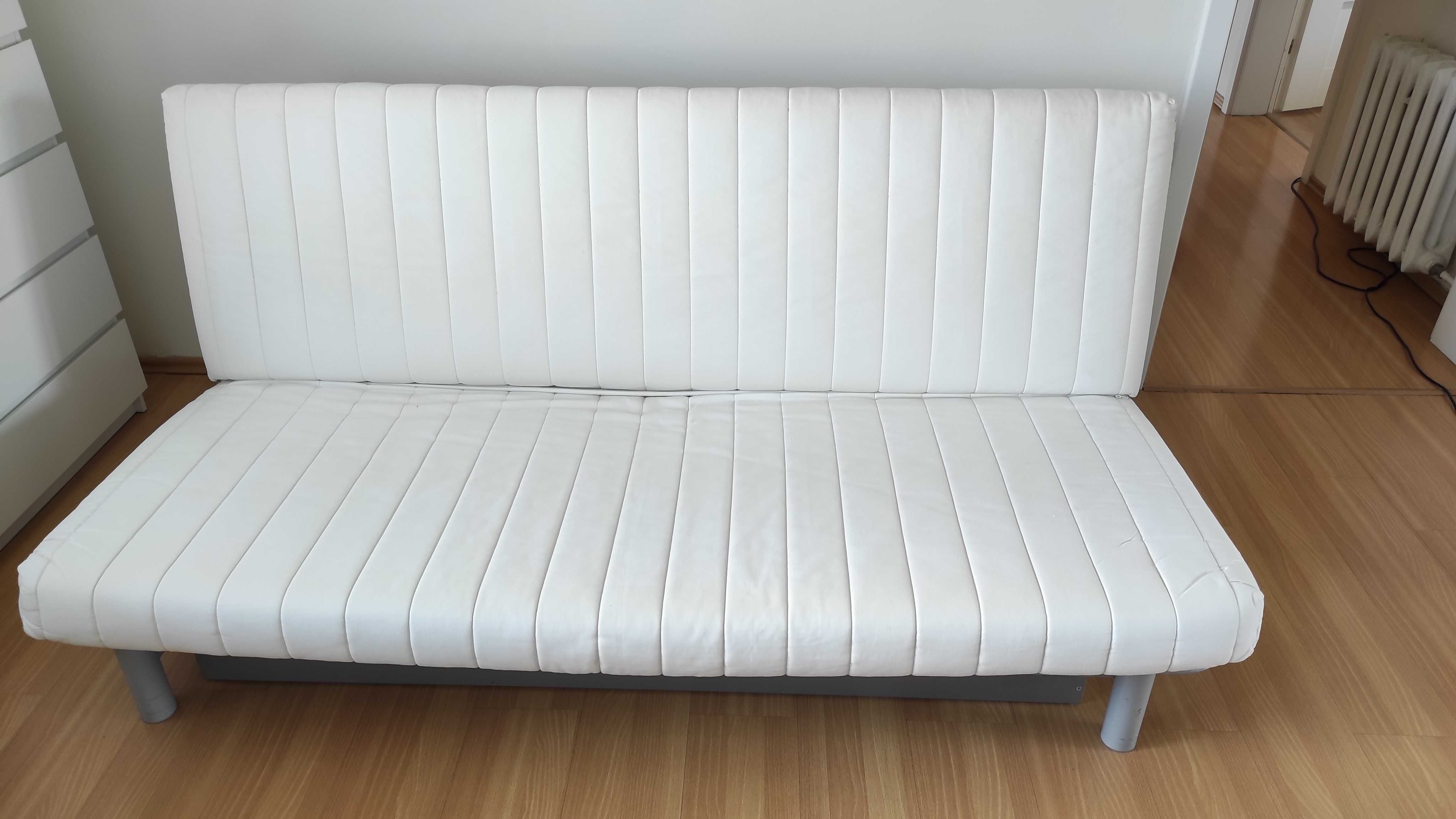 sofa kanapa łóżko rozkładane IKEA ze skrzynią