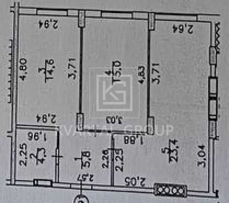Продається 2К квартира з газовим опаленням!