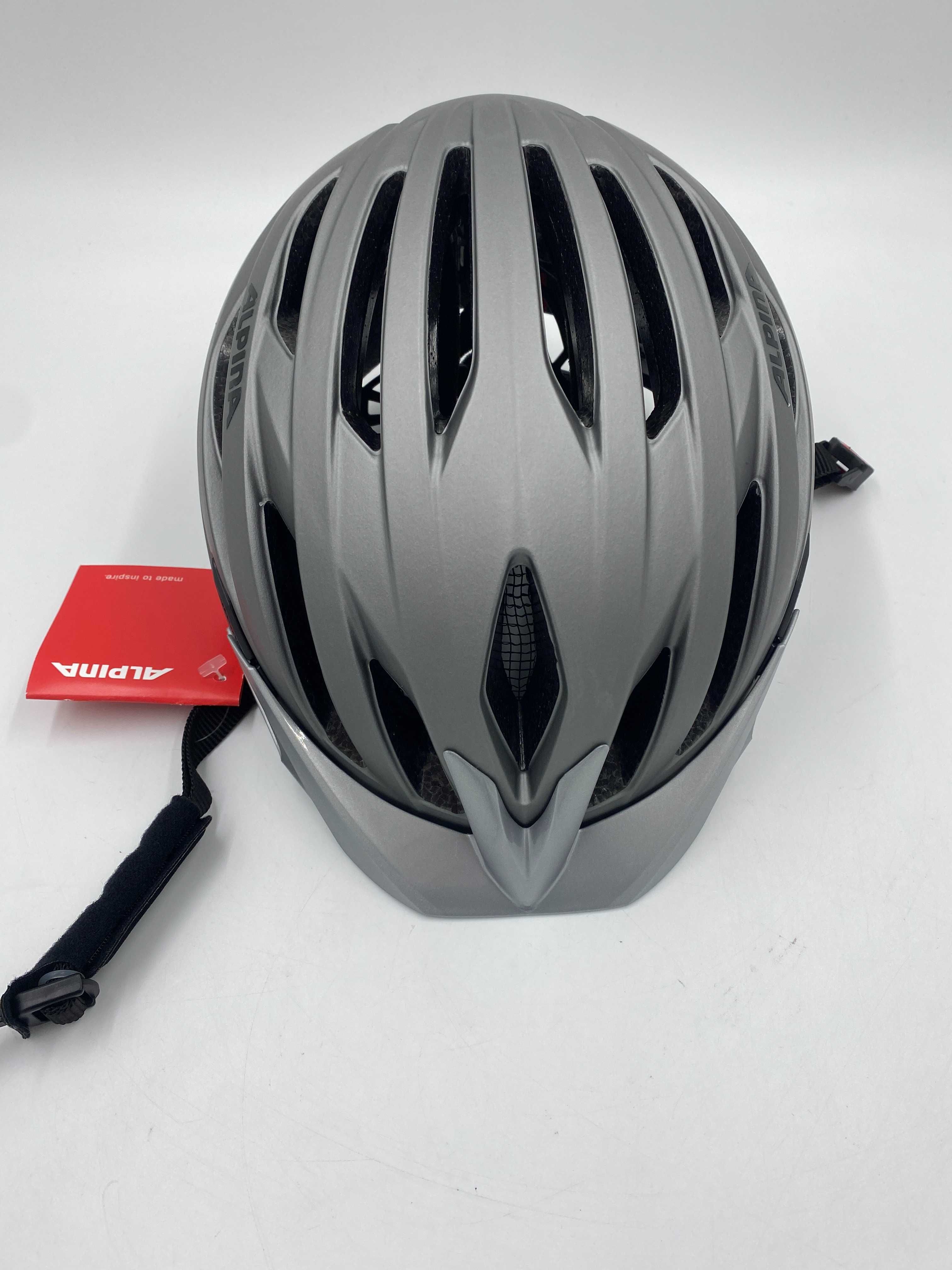 ALPINA PARANA kask rowerowy ciemnosrebrny mat 58-63 cm