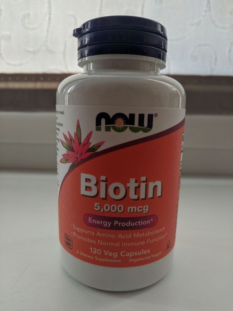 Біотин, Biotin, вітамін В IHerb