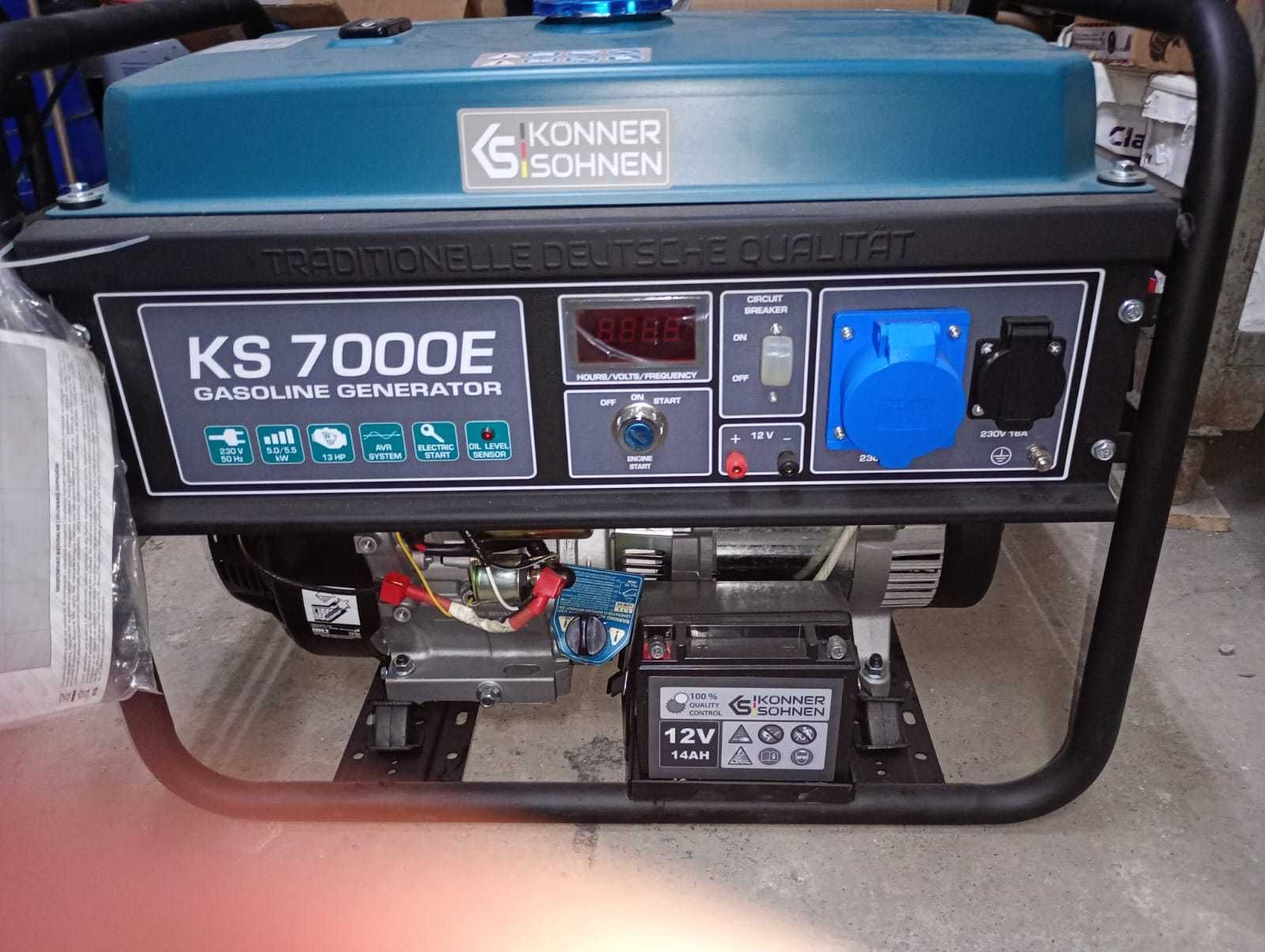 Generator benzynowy 5-5,5 kW | Könner & Söhnen KS 7000E