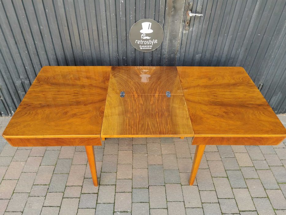 Stół rozkładany ART DECO proj. J. Halabala, Czechosłowacja '30-'50