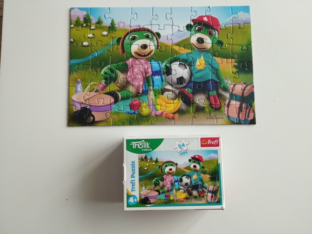 Puzzle rodzina treflików 54 minu puzzli
