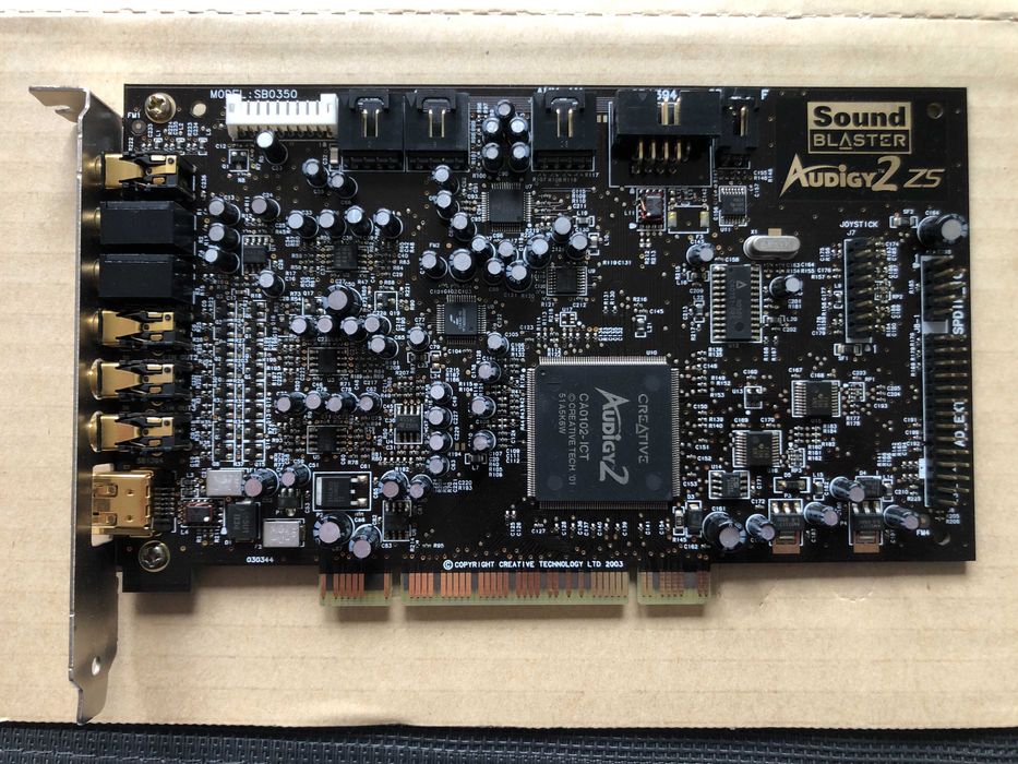 Audio 5.1 do PC  Sound Blaster Audigy 2 ZS + Creative Inspire P580