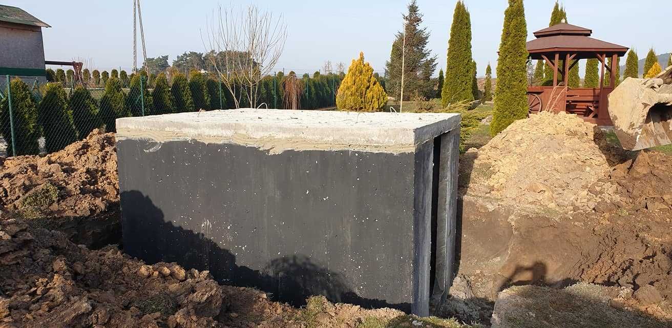 Szamba-Zbiorniki betonowe 12m3 kanały samochodowe piwniczki