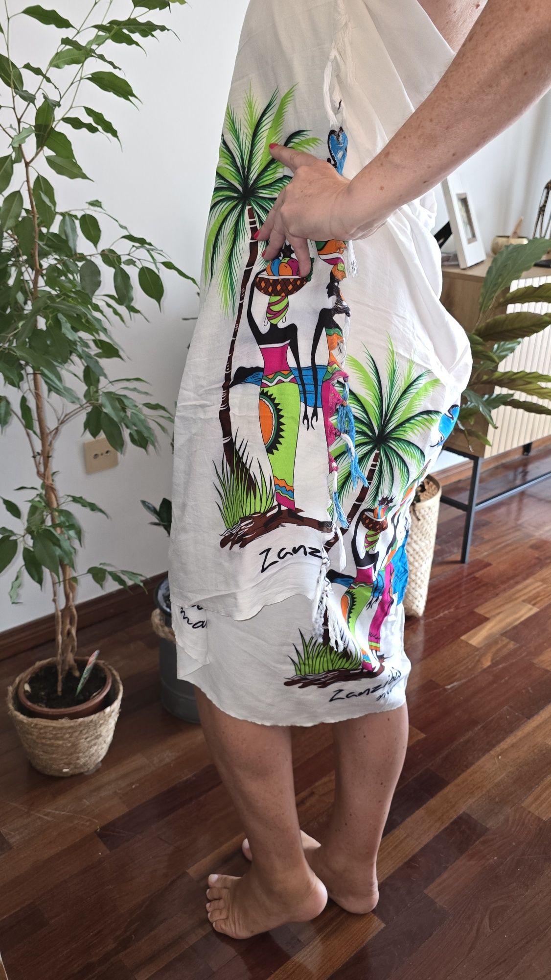 Vendo vestido Canga Mama Zanzibar, original,í