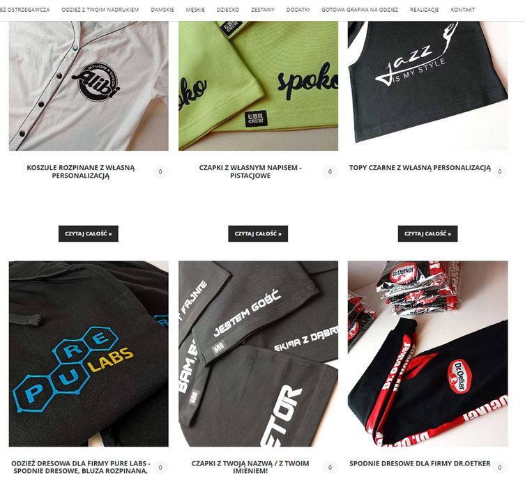 Sprzedaż sklep internetowy UBIERAMYEKIPY.PL biznes firma NA SPRZEDAŻ