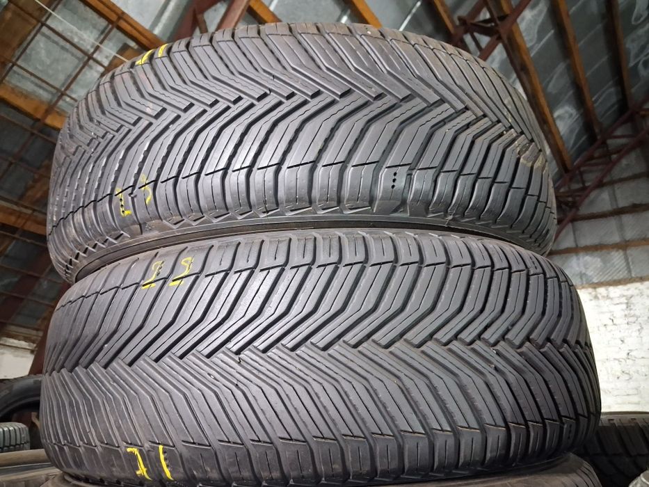 225/60 18 Michelin cross climat 2  шини б/у всесезон Пара