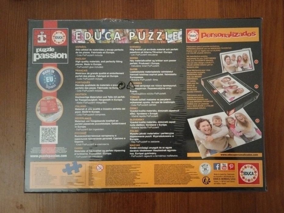 Puzzle Educa 1000 peças Tigres na Arvore novo