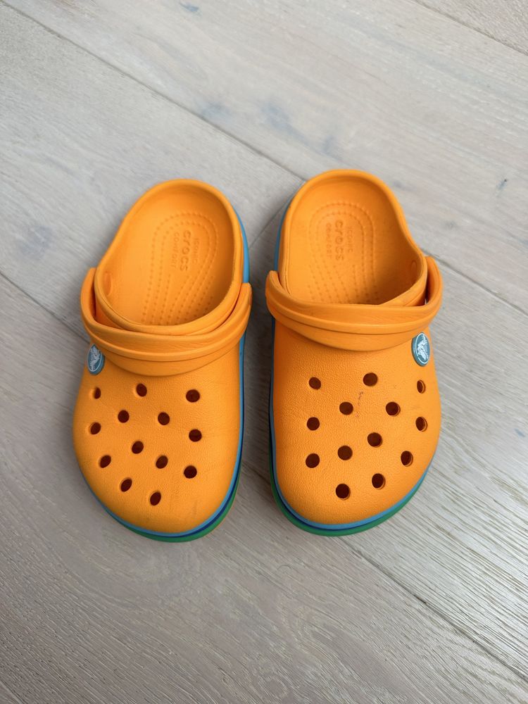 Crocs comfort детские кроксы 18-19 см