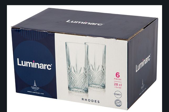 Набор стаканов Luminarc Rhodes 6×280мл.