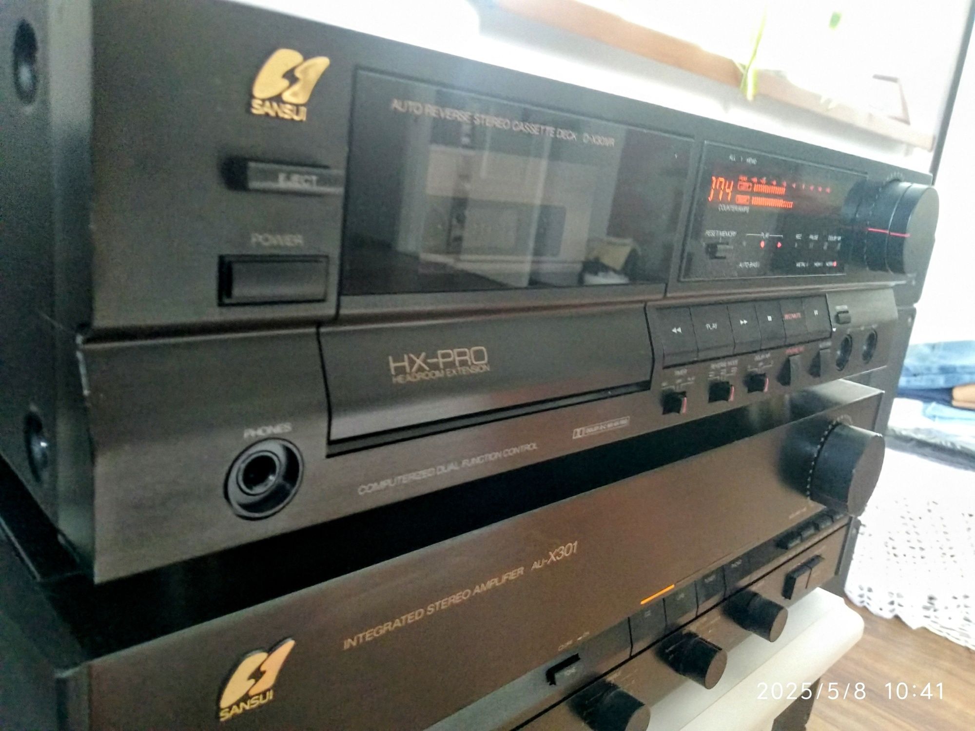 Sansui deck D-x301iR.  +2 кассеты