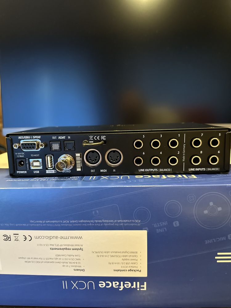 Аудіоінтерфейс RME UCX II (Офіційна/нова)