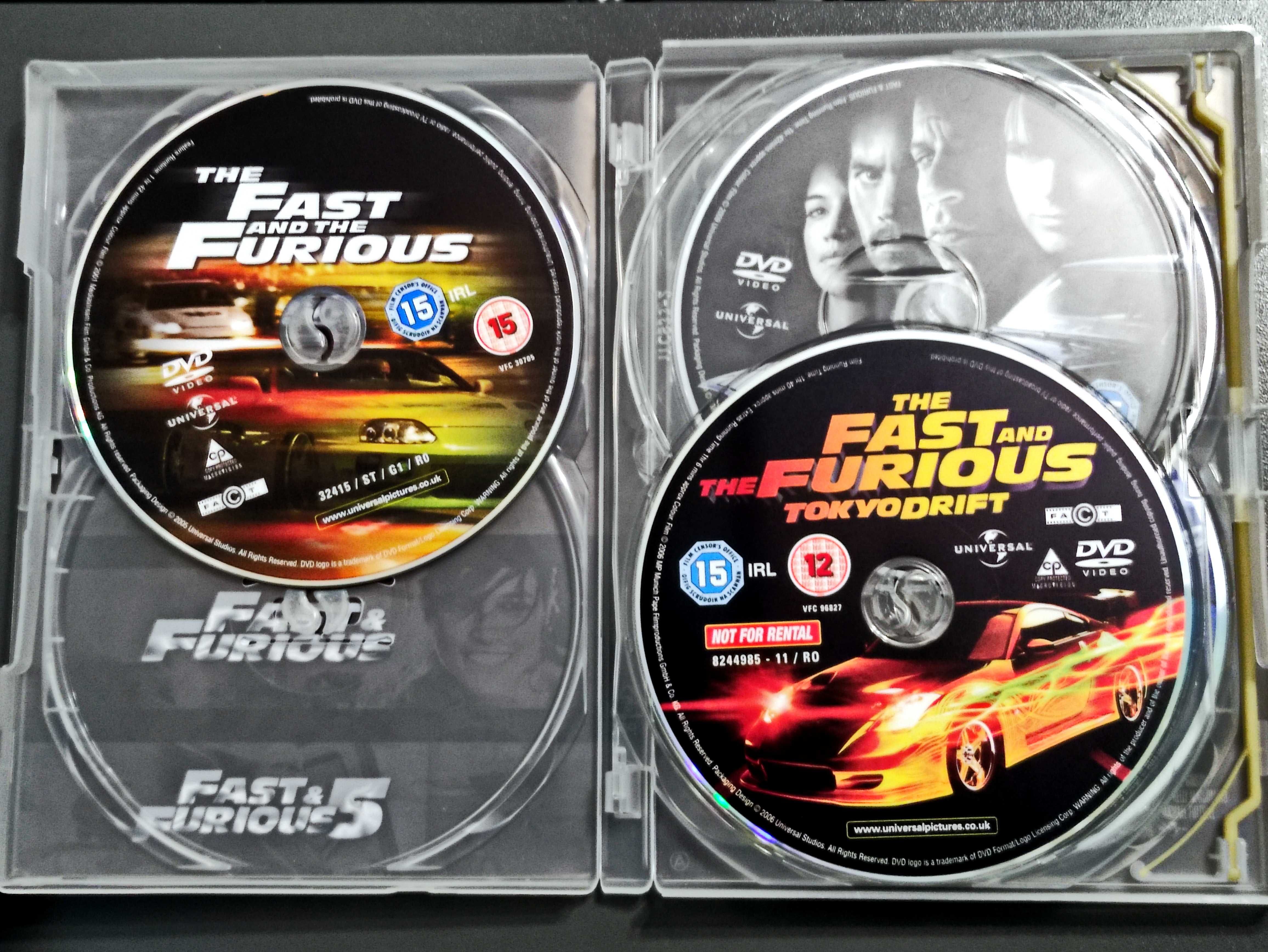 Коллекция DVD дисков фильм Форсаж (Fast & Furious Collection)