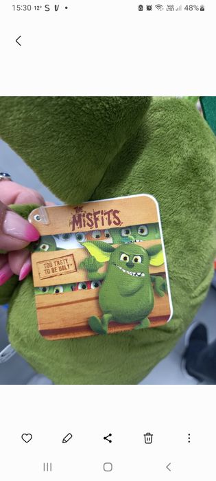 Pluszak misfits miś ok.50 cm fabryka miśków i pies prezent mikołajki