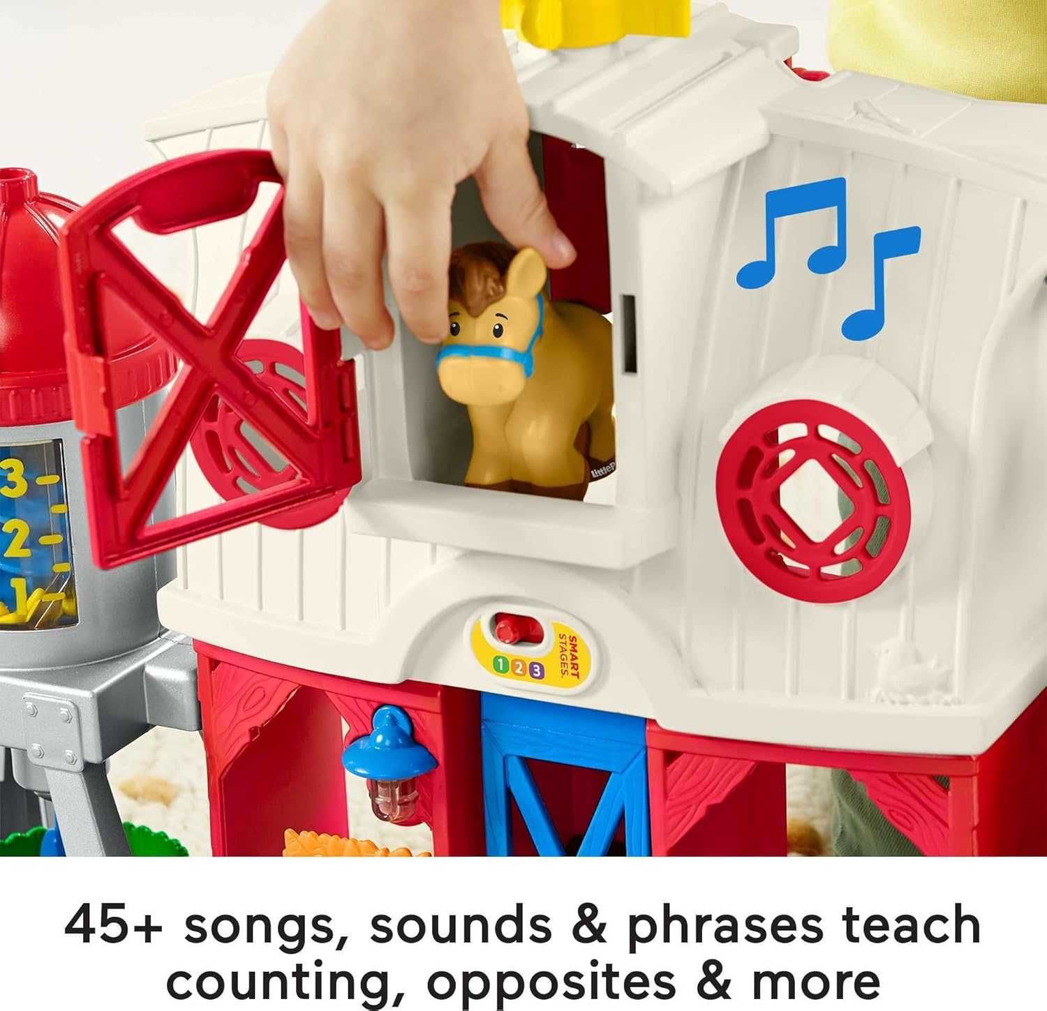 Фішер прайс музична ферма Fisher Price Little People Animals Farm