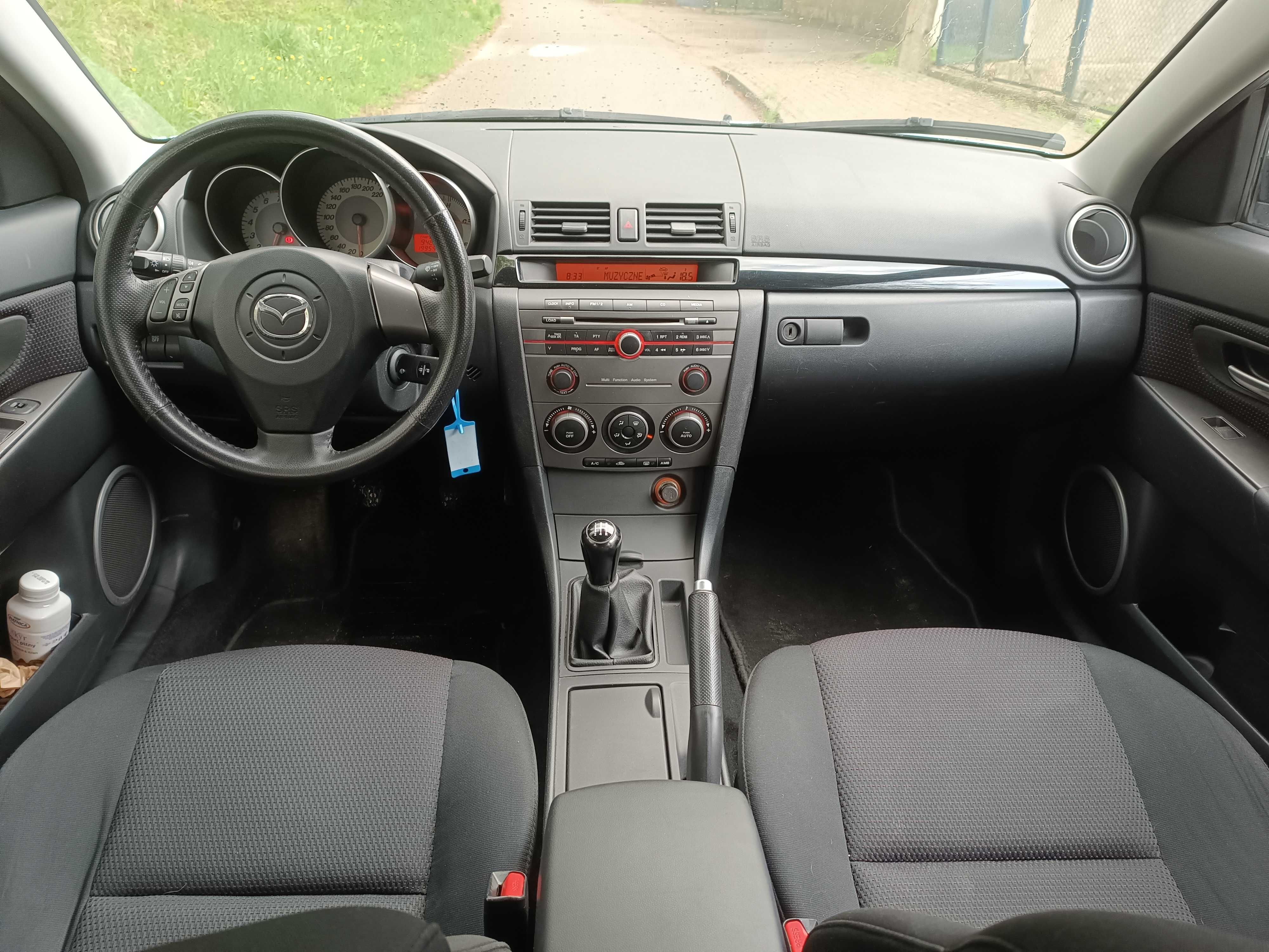 Mazda 3 BK Lift 1.6 Benz. 2007r Klima Alu 16" z Niemiec Zarejestrowana