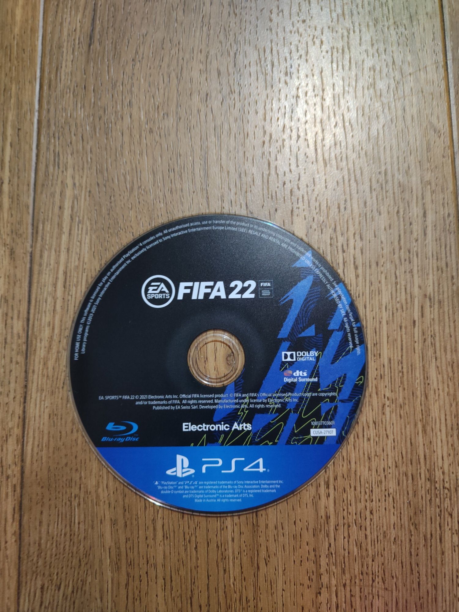 FIFA 22 na PlayStation 4 (gra mało używana)