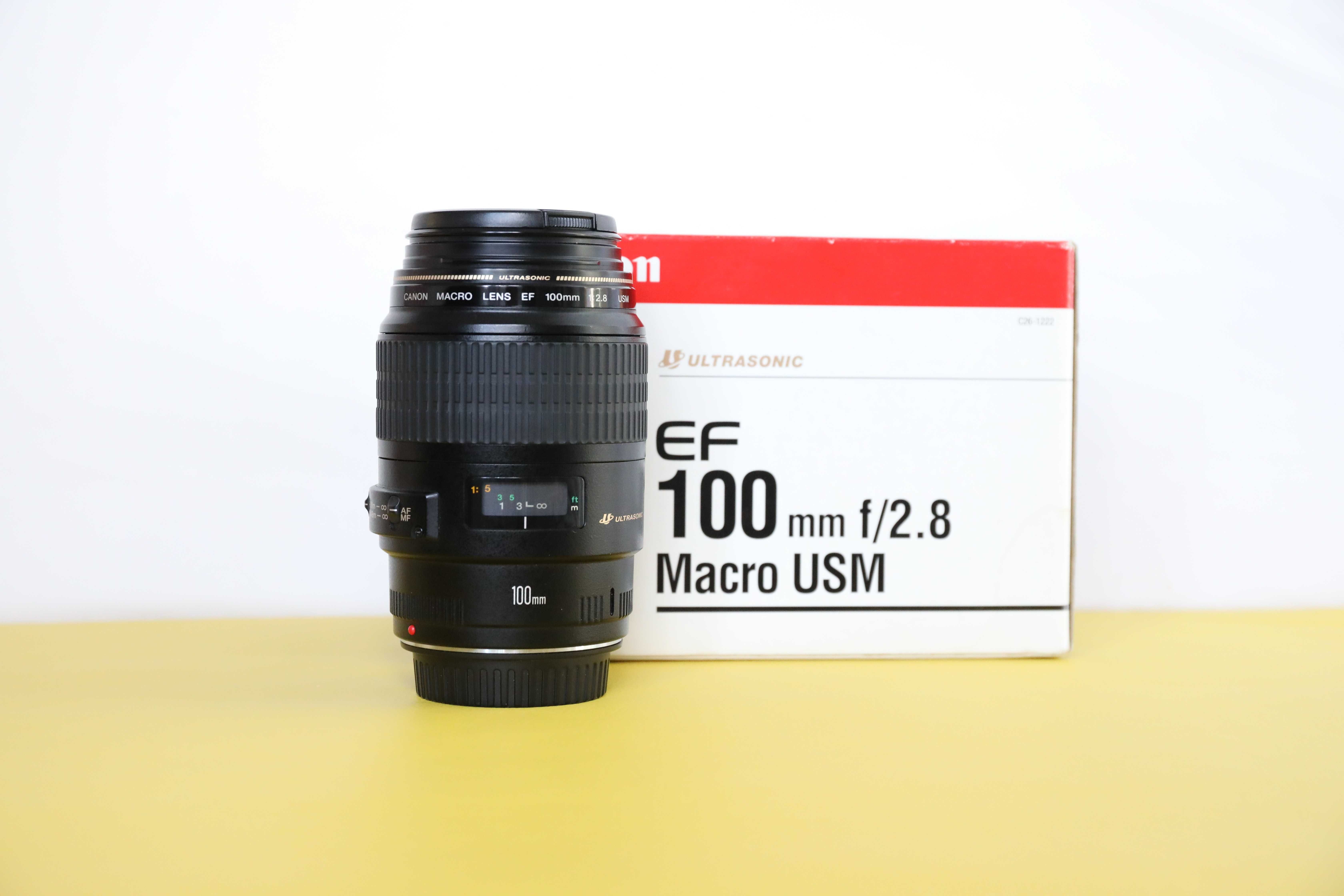 Canon 100mm f 2.8 Macro USM SUPER STAN + Pudełko!