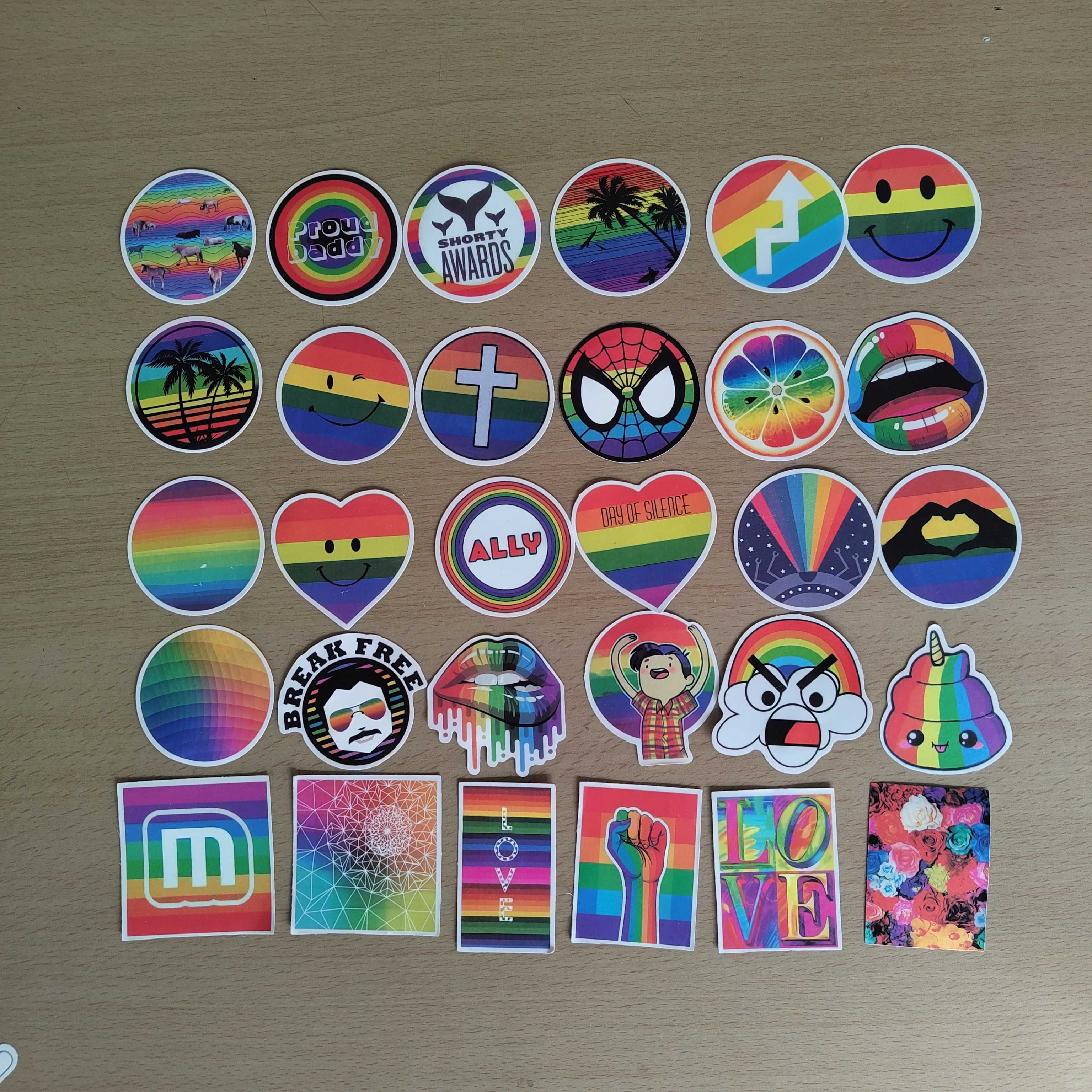 95 Autocolantes Stickers Pride LGBT