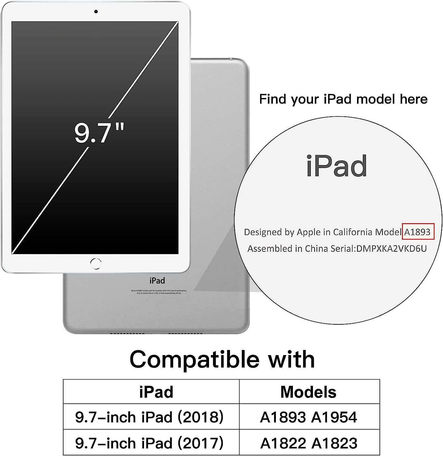 Nowe etui na iPada 5 6 / 9,7 cala / case / oprawa / !569!