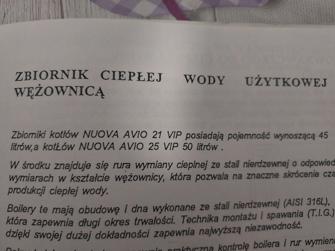 Piec dwufunkcyjny Immergas Nuovia Avio 21 Vip